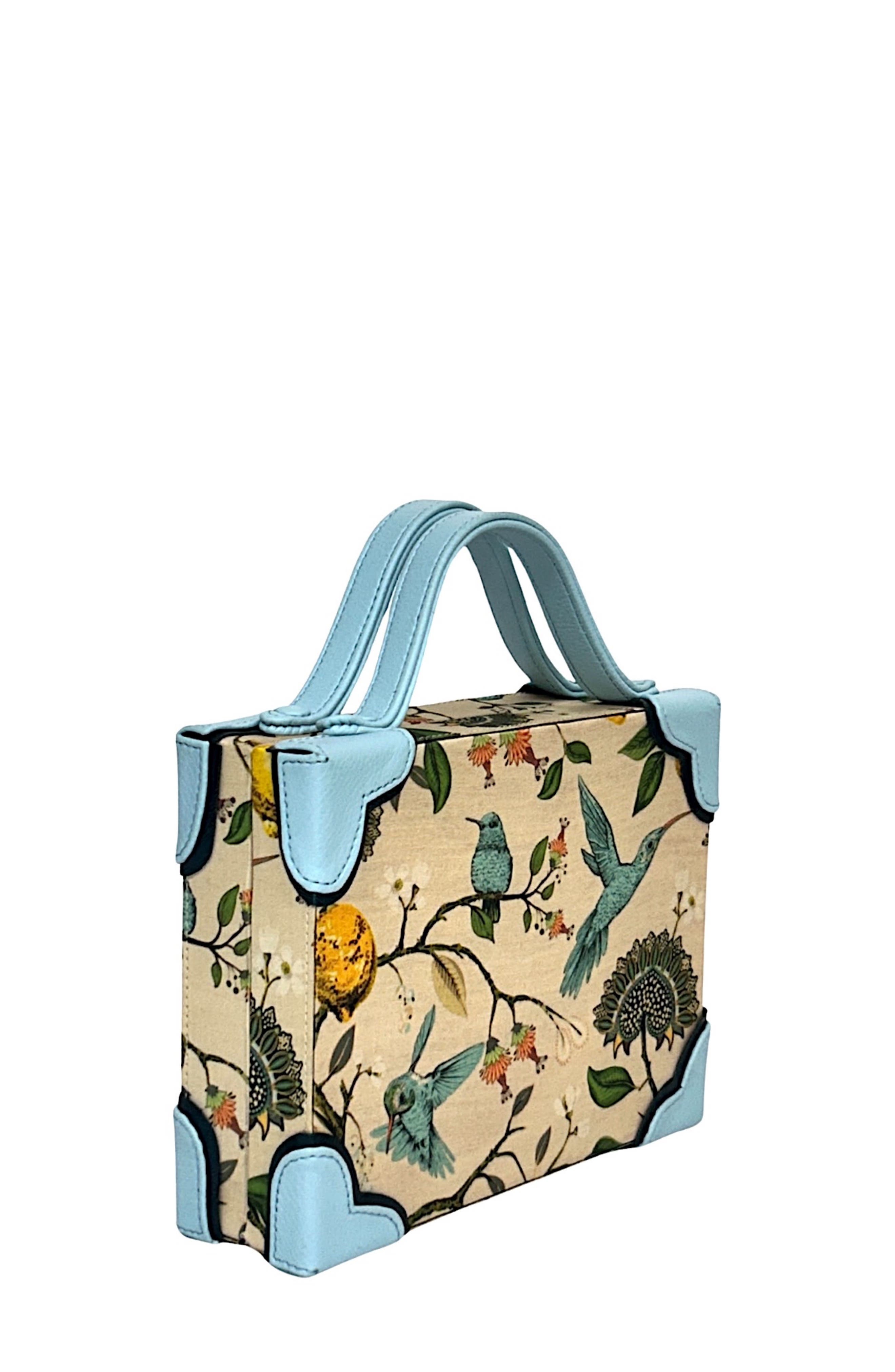 Simitri Printed Briefcase Bag, Alternate, color, Hummingbird