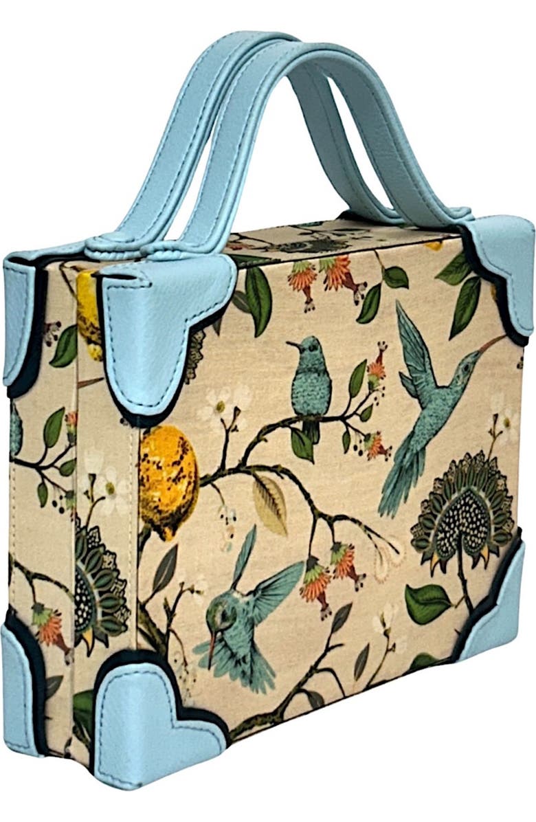 Simitri Printed Briefcase Bag, Alternate, color, Hummingbird