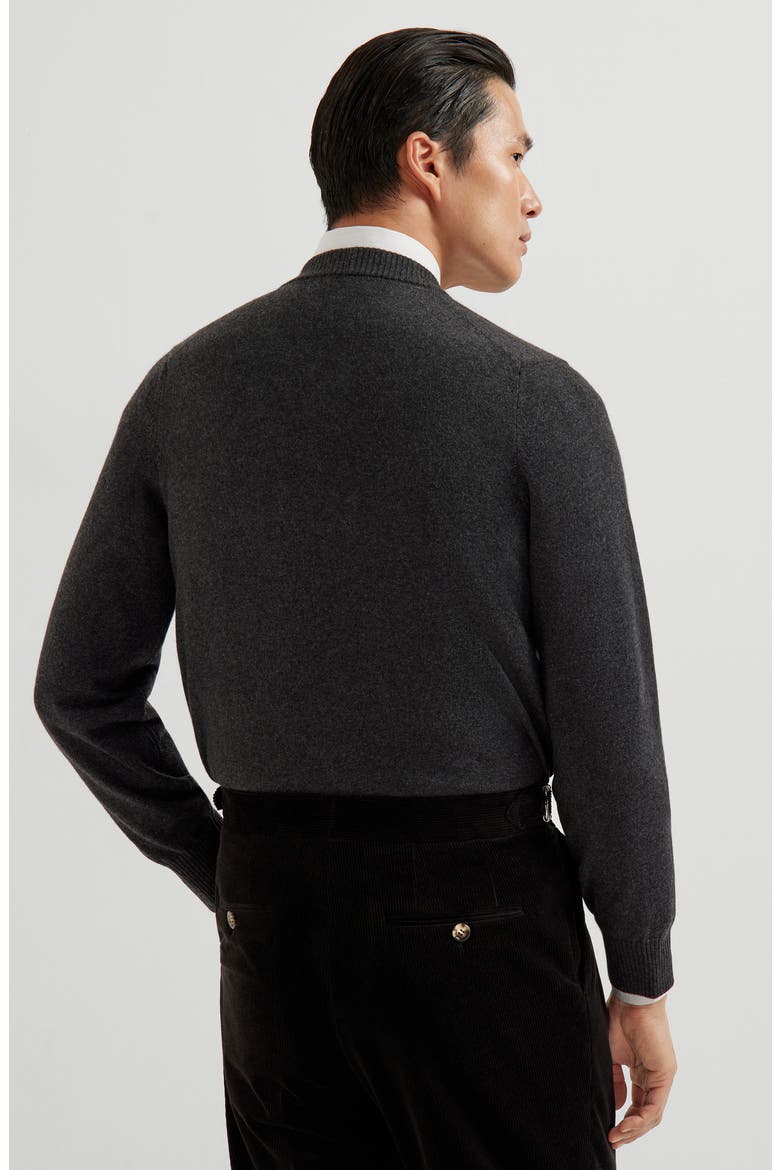 Cashmere cardigan, Alternate, color, Anthracite
