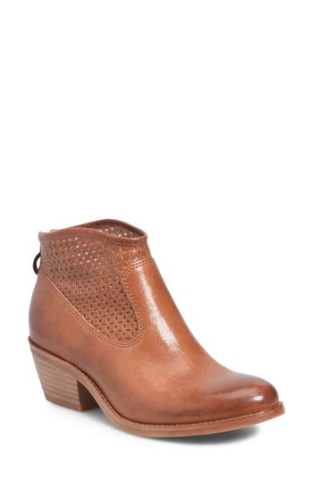 Söfft Aisley Perforated Bootie In Brown