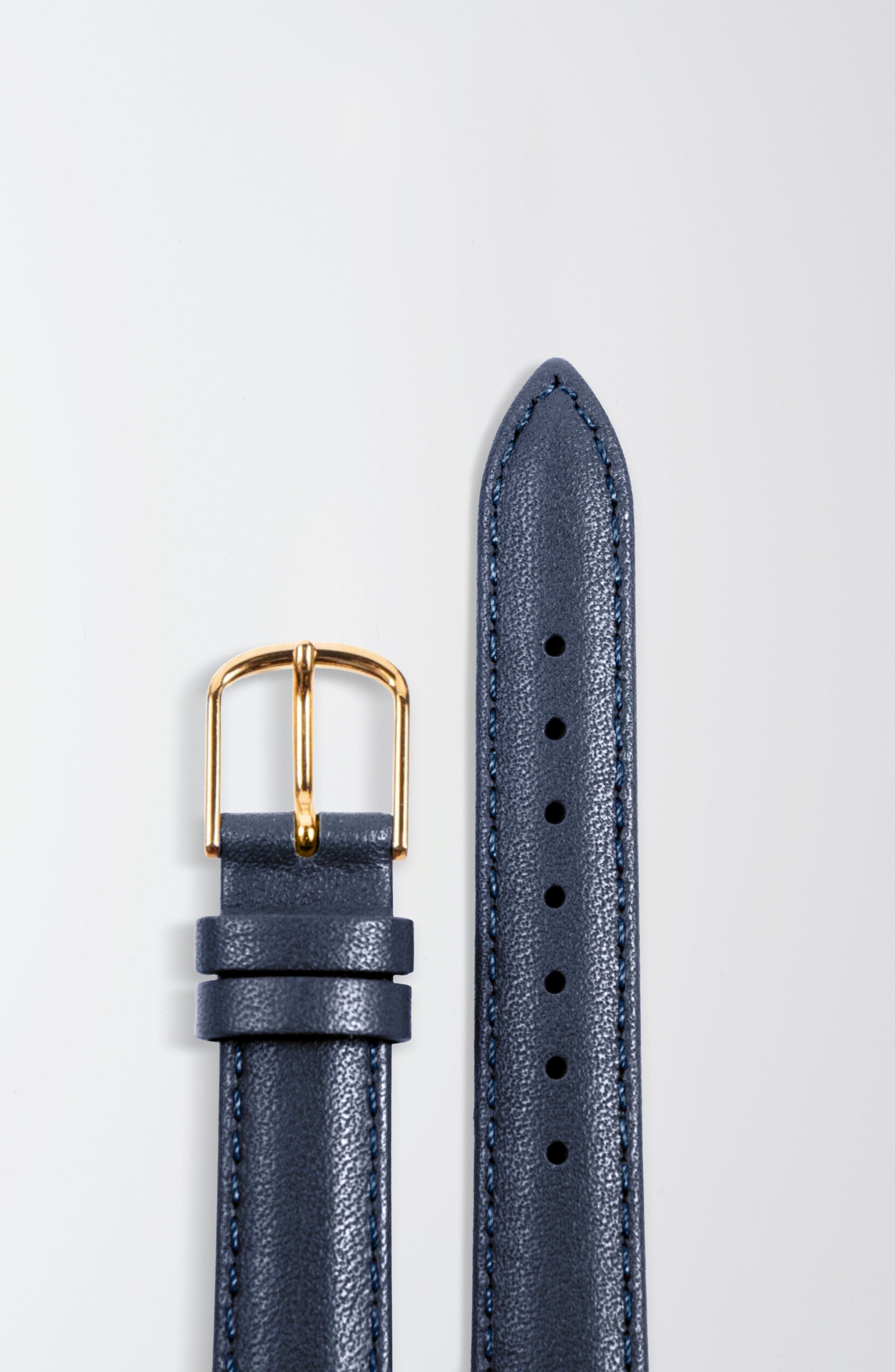 Navy Strap - Gold Buckle