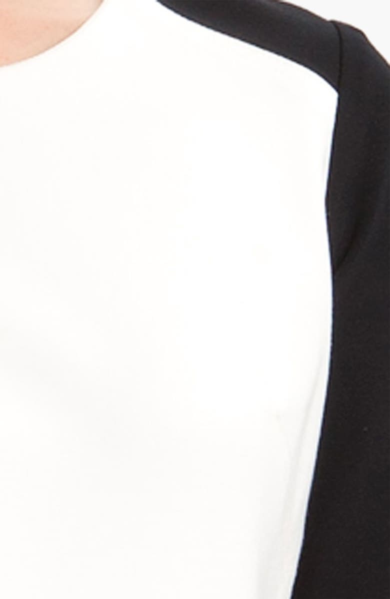 Suzi Chin for Maggy Boutique Belted Colorblock Sheath Dress, Alternate, color,