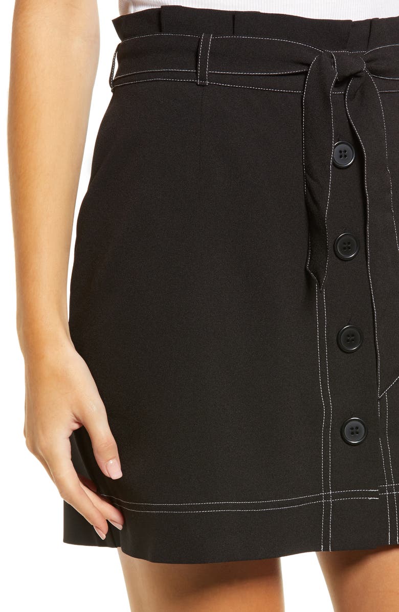 Love, Fire Button Front Skirt, Alternate, color, 