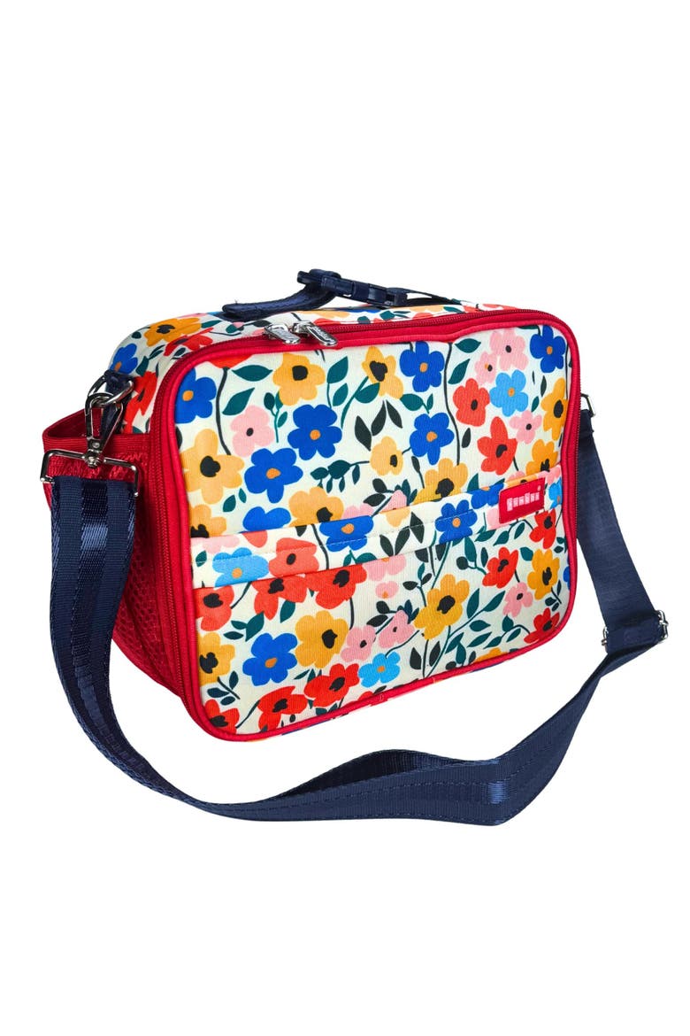Chill Lunch Bag with Removable Gel Ice Packs, Alternate, color, Poppy Flowers