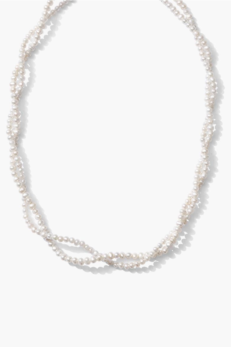 Freshwater Pearl Layered Statement Necklace, Alternate, color, Metallic Gold