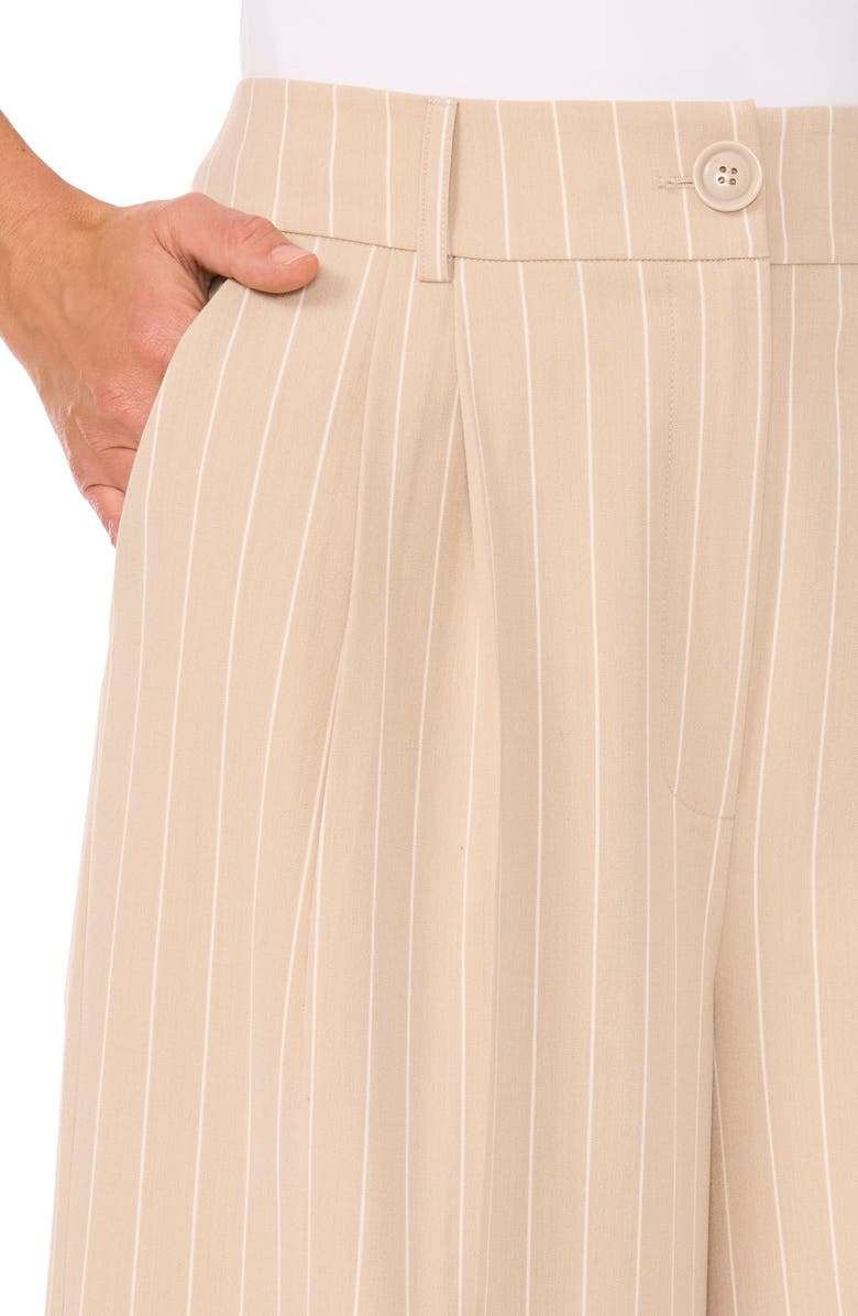Halogen<sup>®</sup> Pinstripe Wide Leg Pants, Alternate, color, Oxford Tan