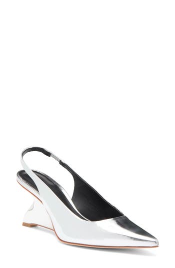 Reformation Westlyn Pointed Toe Wedge Pump