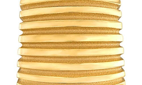 Pamela Zamore Isla Wide Hoop Earrings In Gold