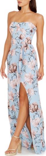 Poppy One-Shoulder Recycled Polyester Maxi Dress