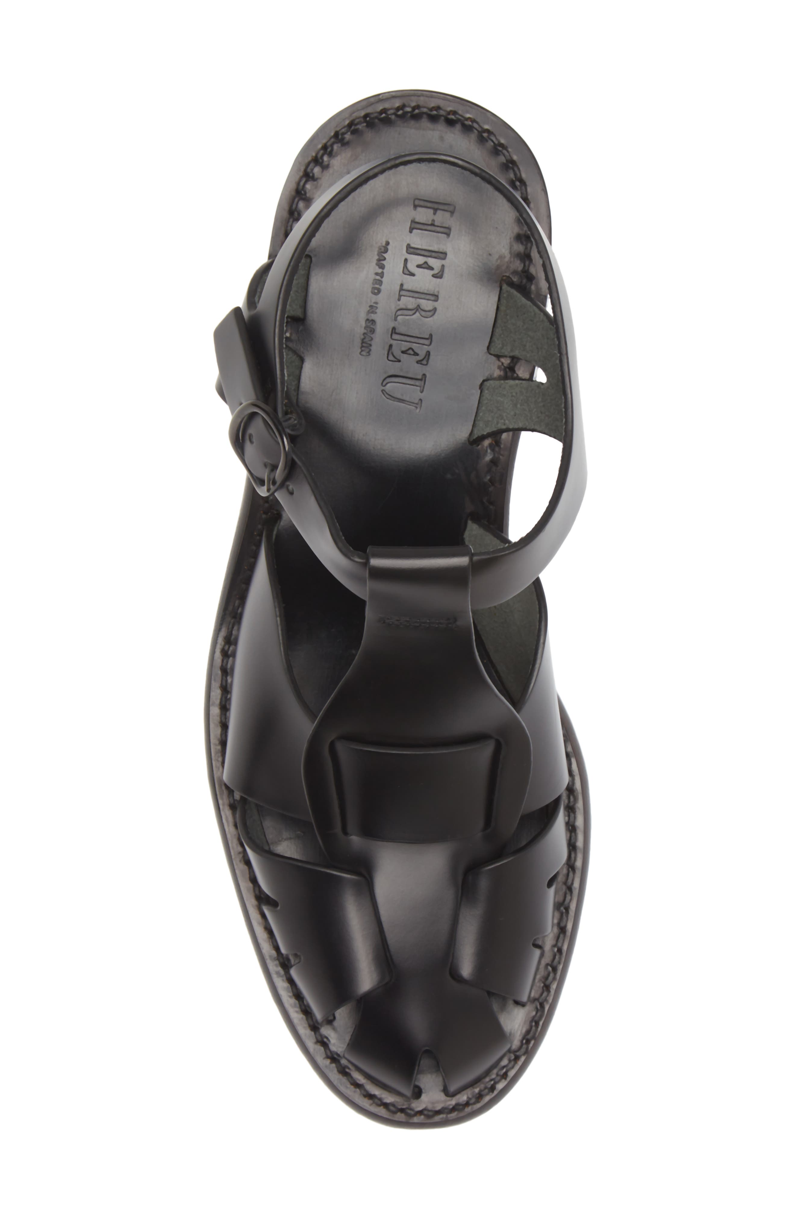 HEREU Pesca Block Heel Fisherman Sandal, Alternate, color, 