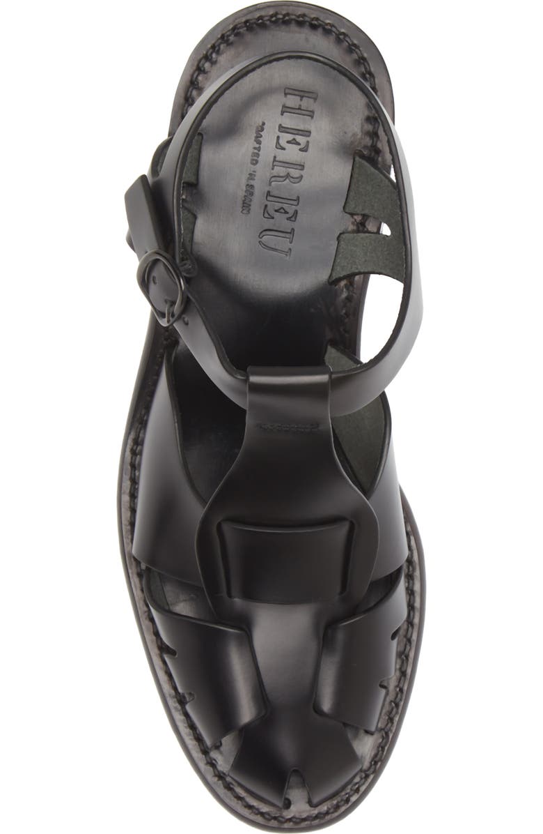 HEREU Pesca Block Heel Fisherman Sandal, Alternate, color,