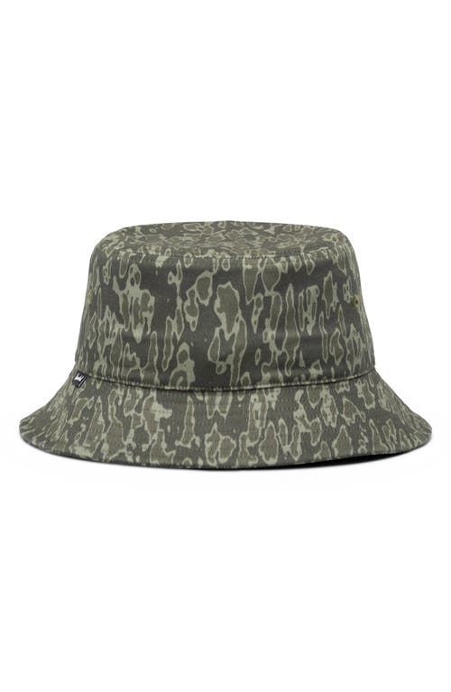 Herschel Supply Co . Norman Cotton Camo Twill Bucket Hat In Tree Bark Camo