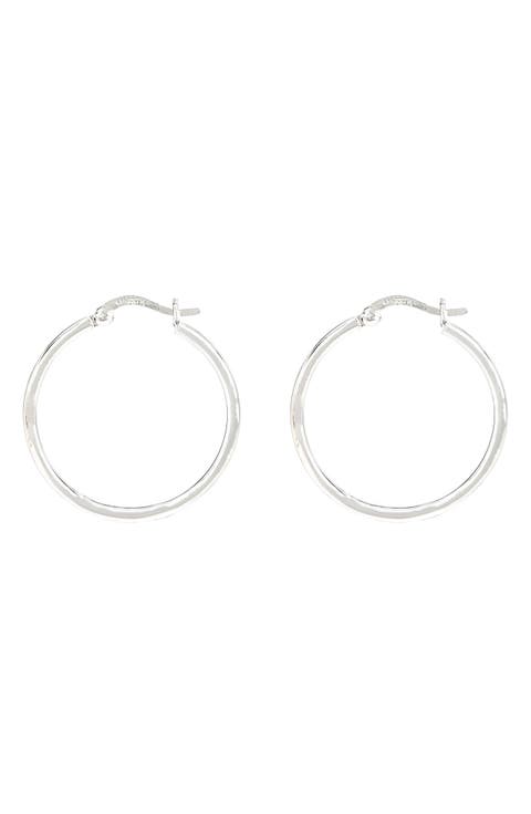 Sterling Silver Hoop Earrings