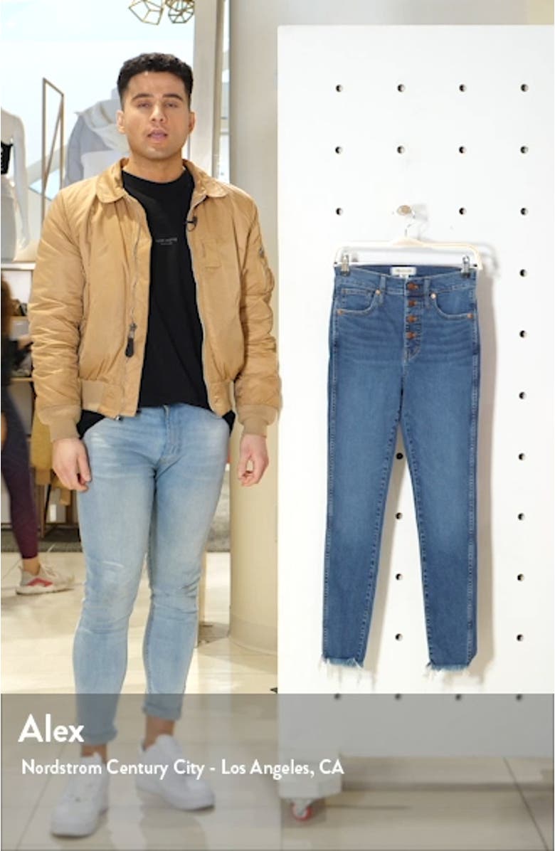 10-Inch High-Rise Skinny Jeans: Button-Front Edition, sales video thumbnail