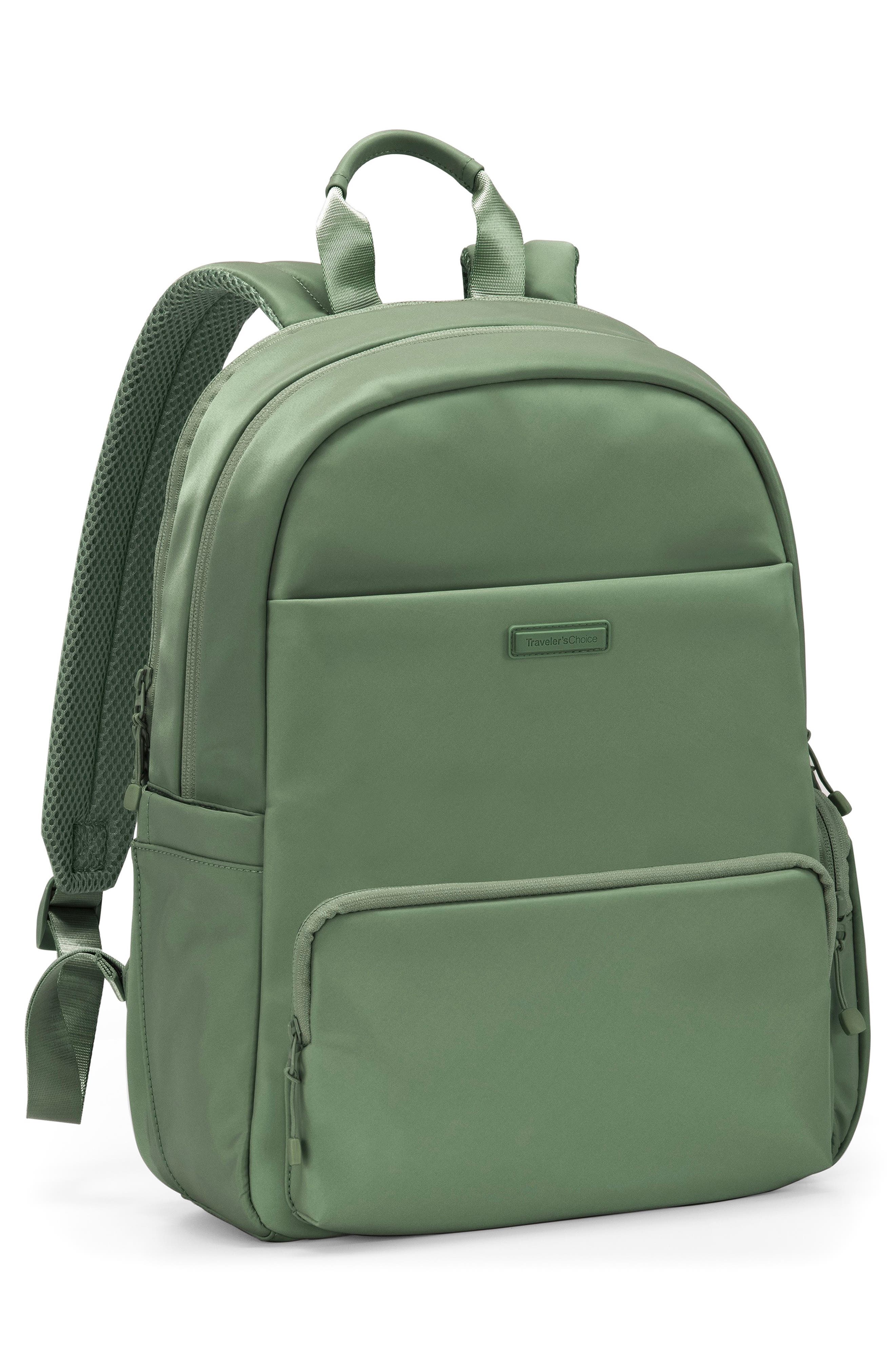 Iria 17-Inch Laptop Backpack, Alternate, color, GREEN