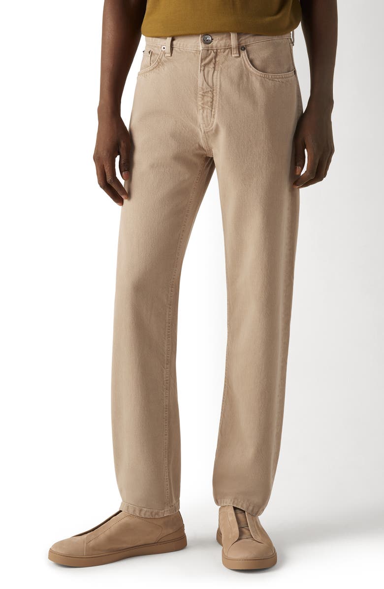 ZEGNA Slim Fit Jeans, Main, color, 