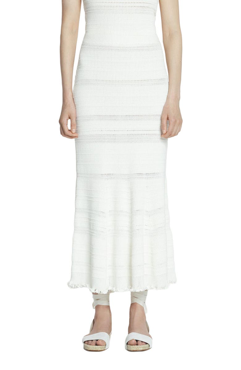 Lanvin COTTON MIDI SKIRT, Alternate, color, 