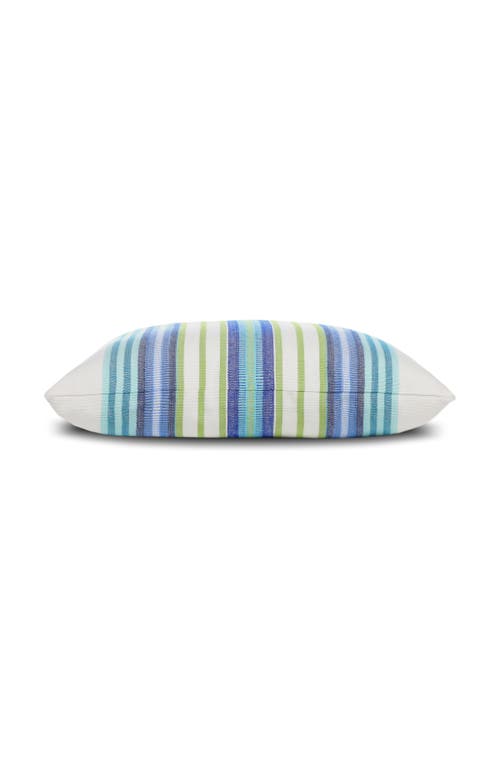Elaine Smith Summer Stripe Indoor & Outdoor Woven Accent Pillow