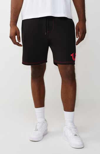 True Religion Cotton Blend Sweat Shorts