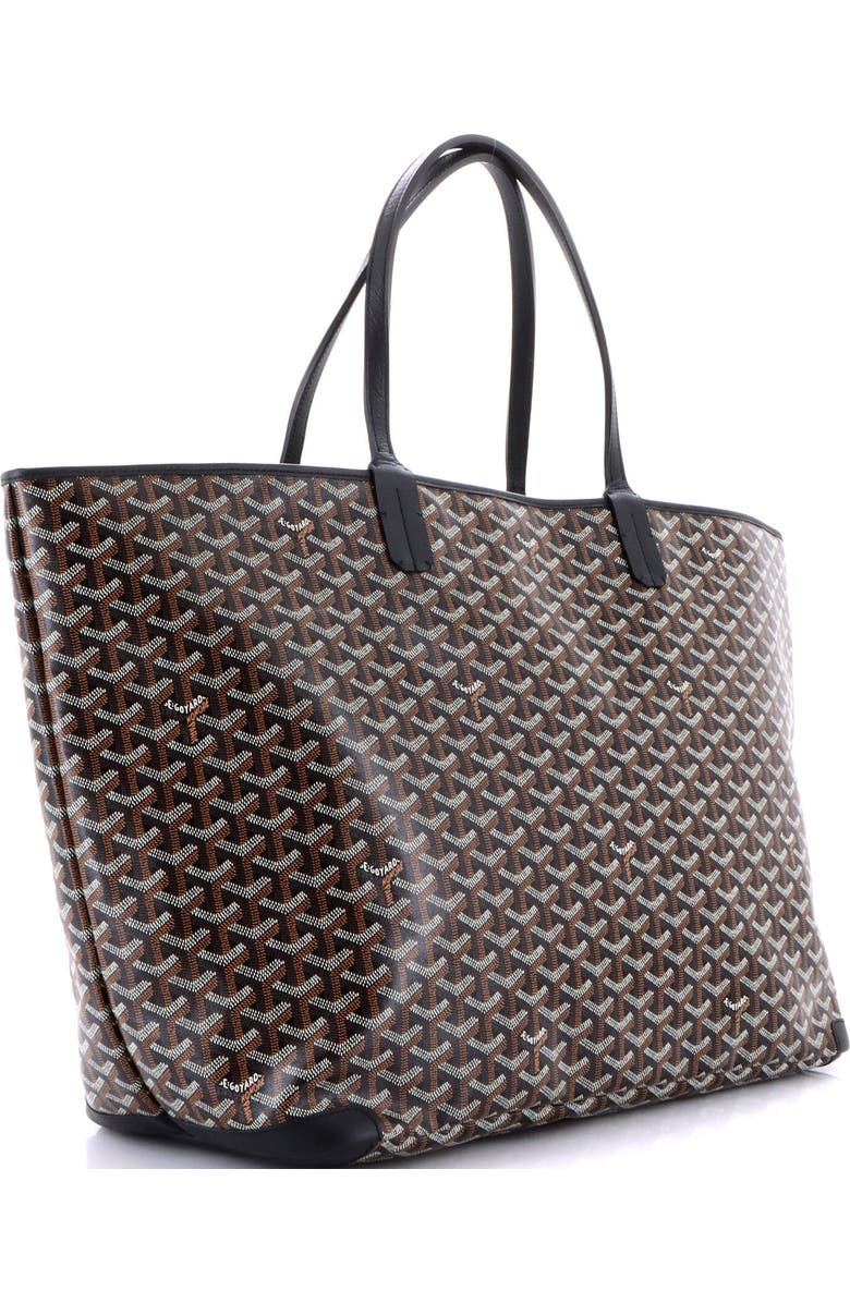 Pre-Owned Goyard Artois Tote Coated Canvas GM, Alternate, color, Black