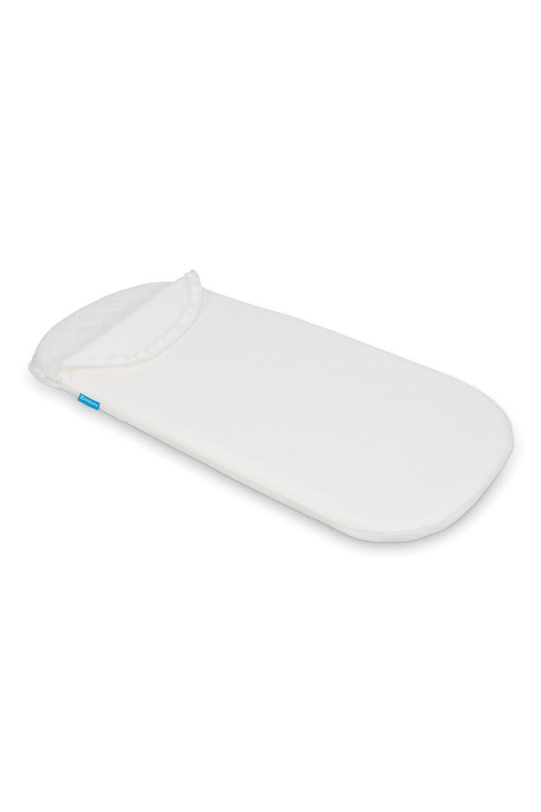 Bassinet Mattress Cover, Main, color, WHITE