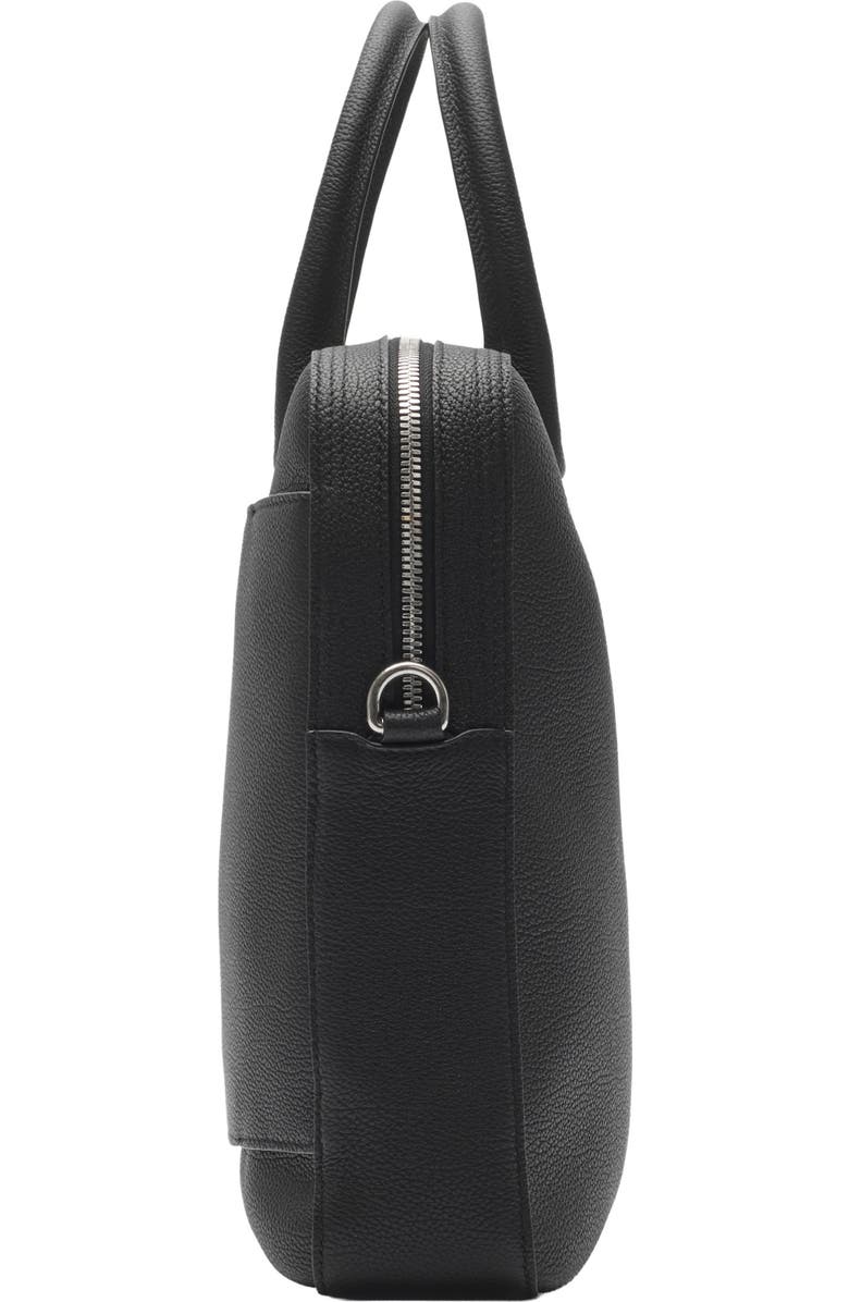 Burberry Knight Stamp Briefcase, Alternate, color, Black