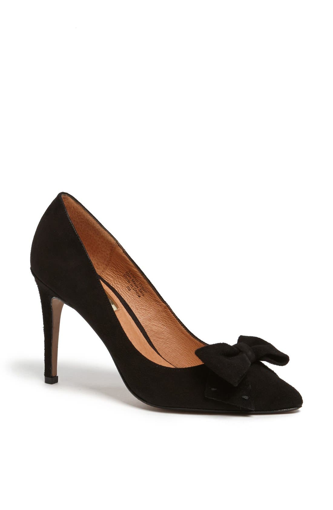 Halogen<sup>®</sup> 'Marla' Suede Bow Pointy Toe Pump, Main, color, 