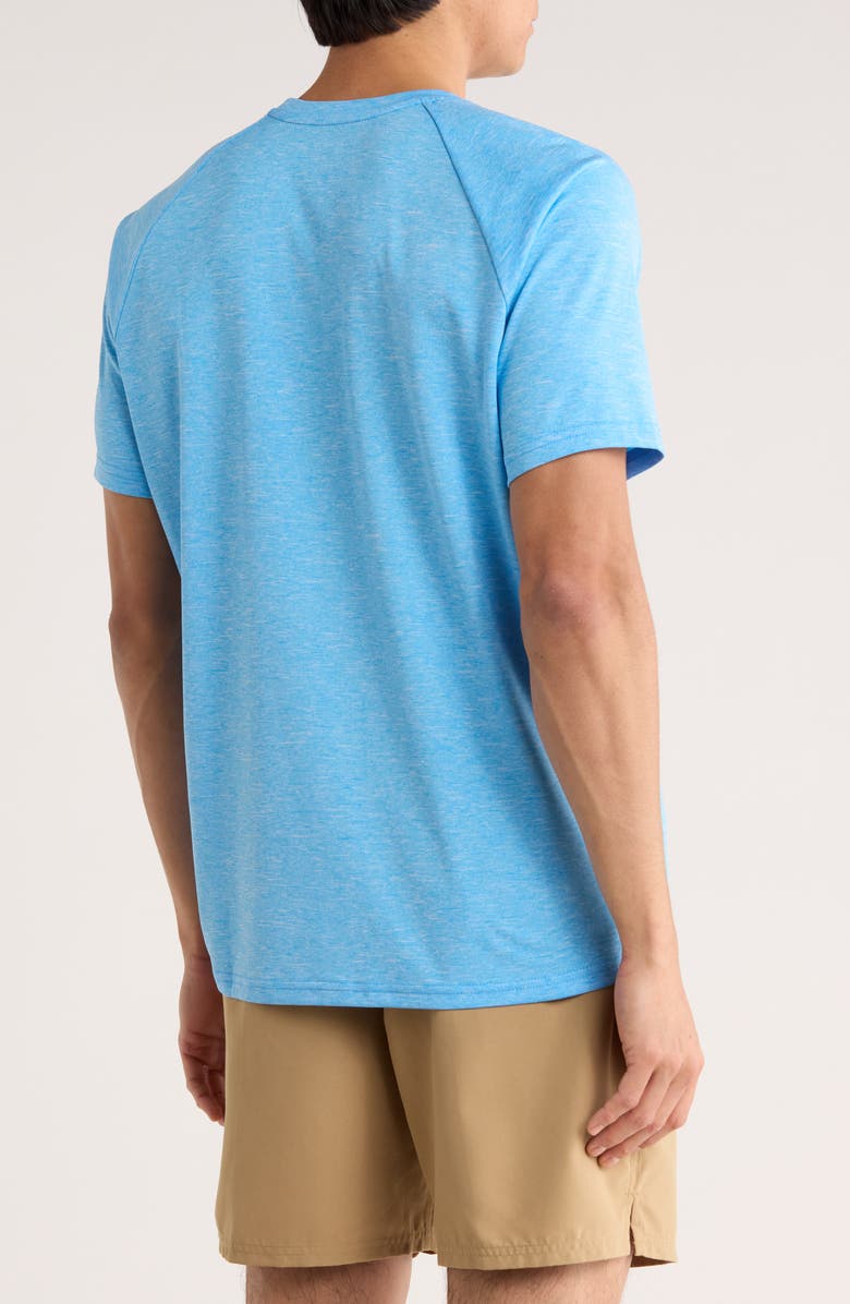 Nike Heathered Hydroguard Swim T-Shirt, Alternate, color, University Blue