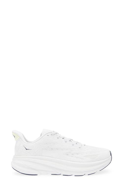 Hoka Clifton 9 Running Shoe In White