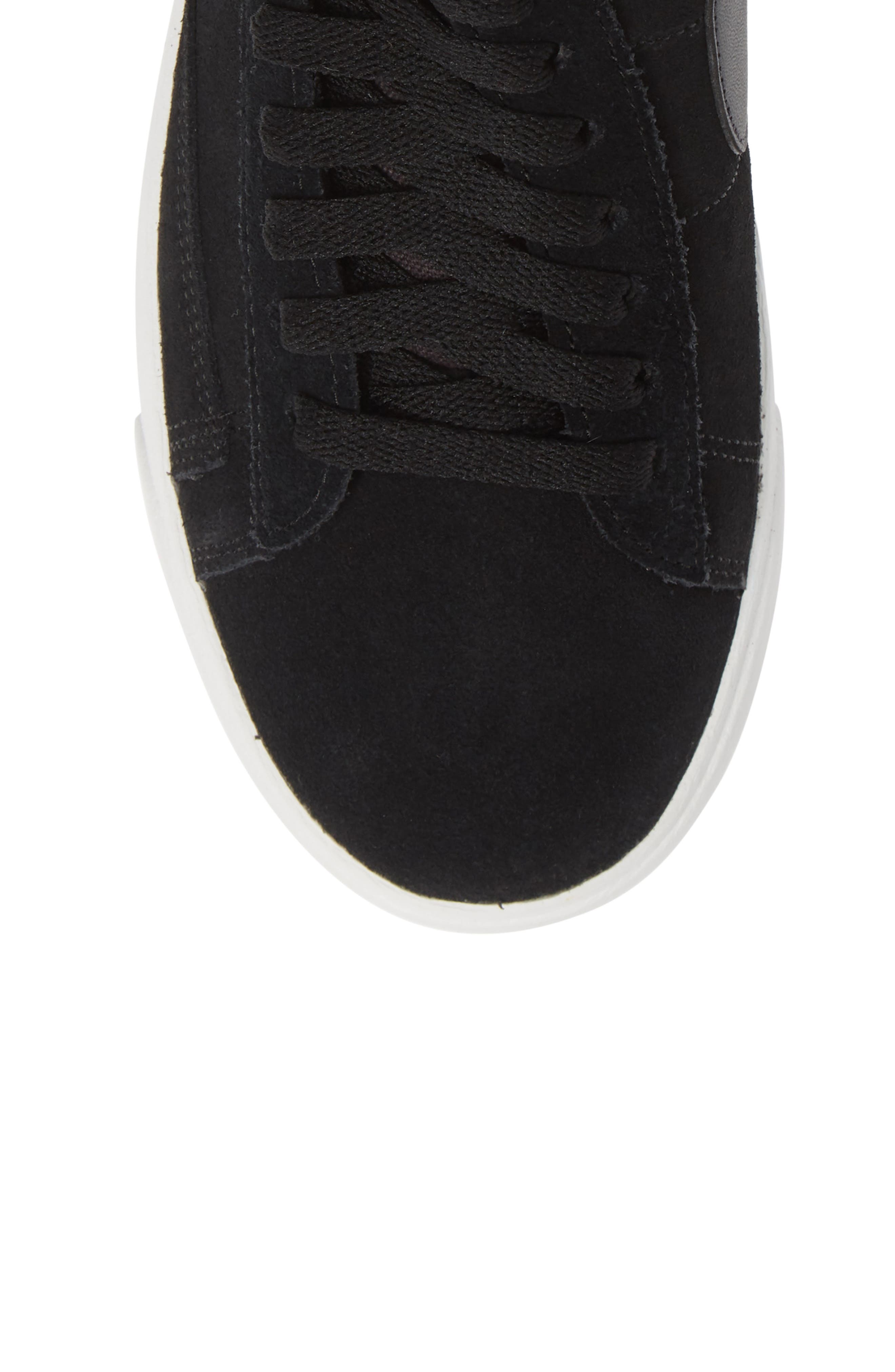 Blazer Mid Rebel Sneaker, Alternate, color, BLACK/ WHITE/ GREY