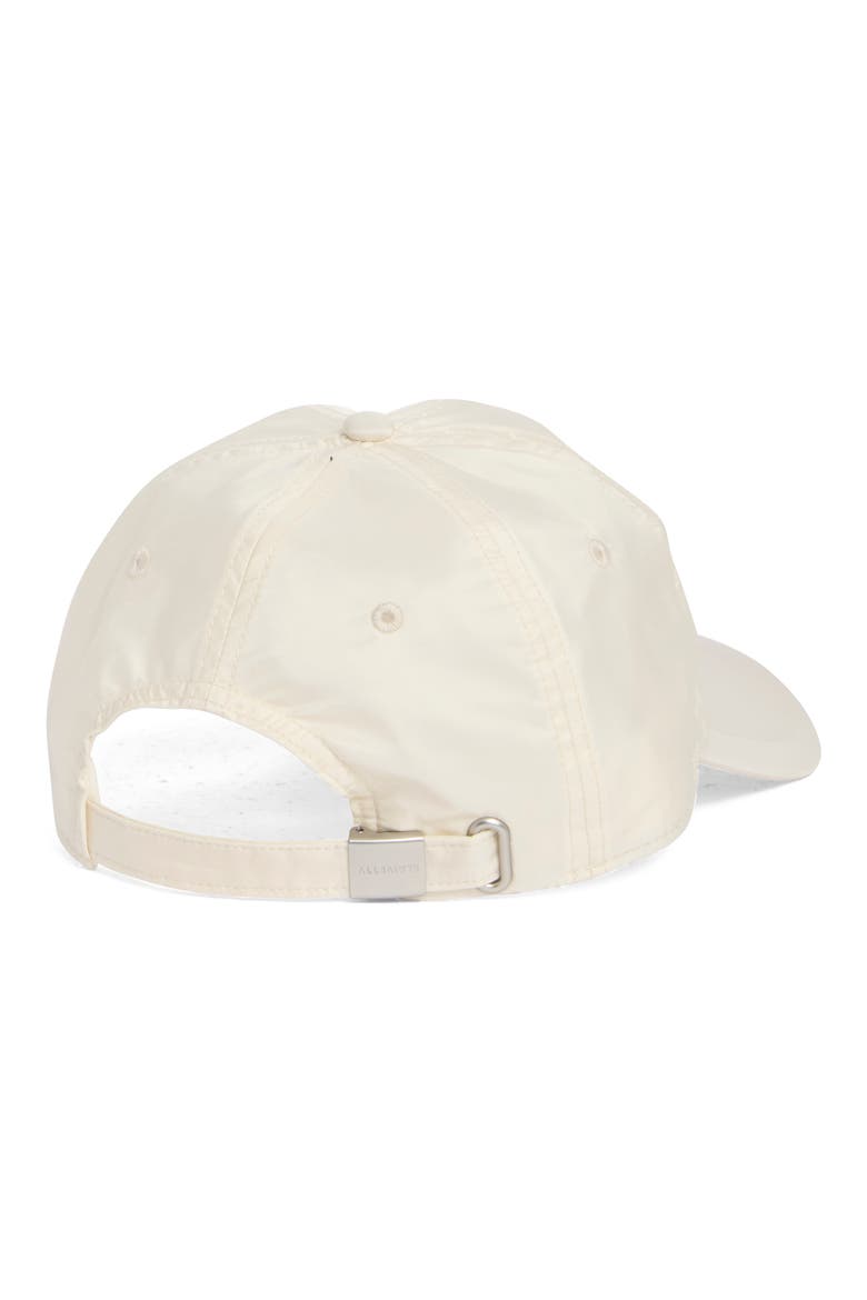 Taffeta Baseball Cap, Alternate, color, CHALK WHITE