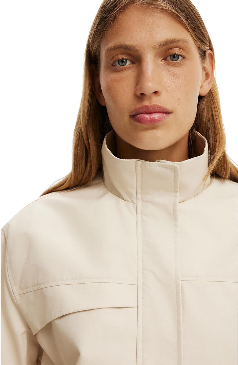 Cotton On Women's Arlo Funnel Neck Jacket, Alternate, color, Sandstone