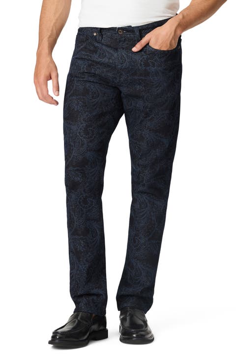 Barnton Paisley Jacquard Straight Leg Jeans