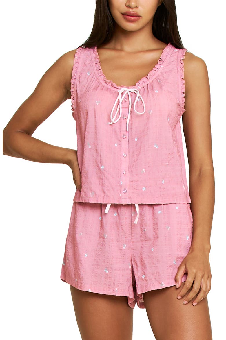 Good Life Tank Pajamas, Main, color, ROSY MEADOW DITSY