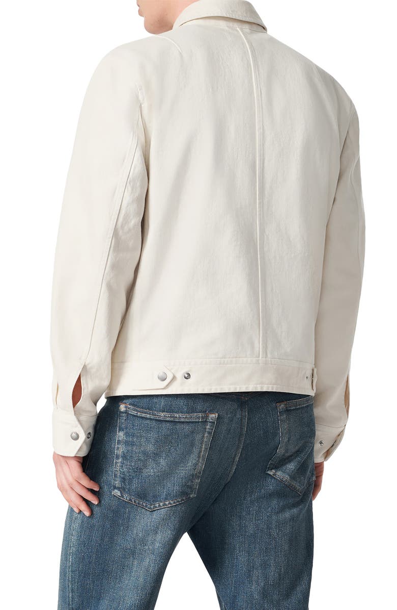 rag & bone Simon Denim Garage Jacket, Alternate, color, Ecru