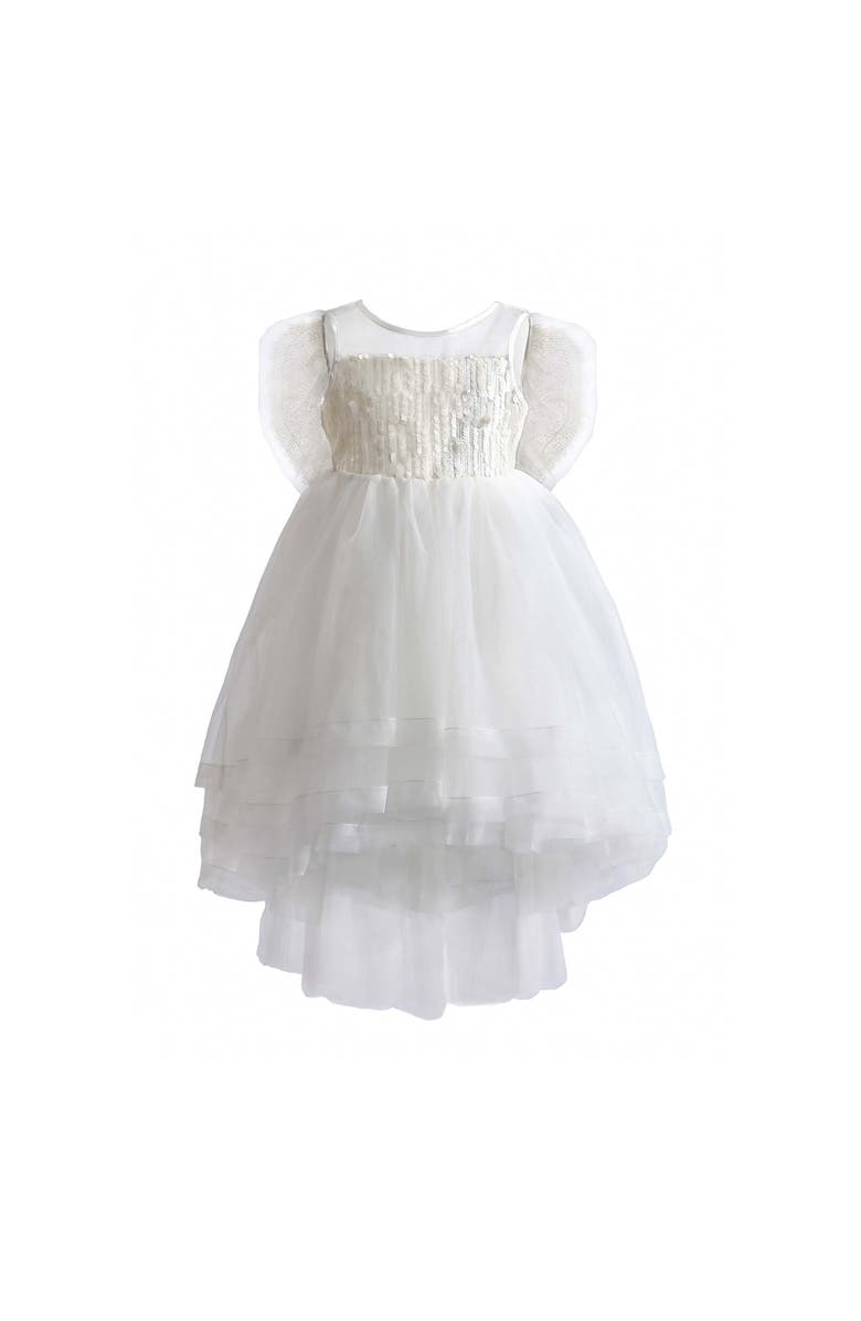 Tulleen Novalie Layered Tulle Dress, Alternate, color, White
