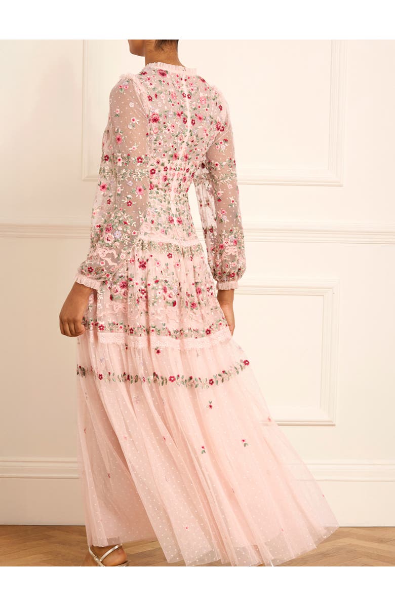 Needle & Thread Ribbon Bouquet Gown, Alternate, color, Petal Pink