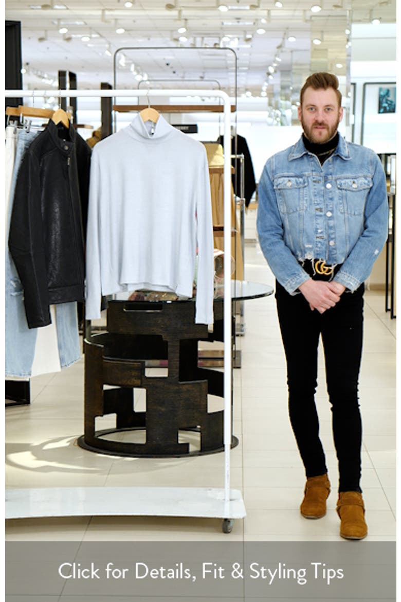 Boxy Button & Loop Turtleneck video