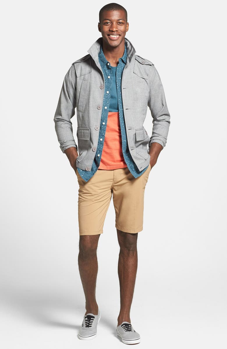 Kane & Unke 'Backbone' Herringbone Military Jacket, Alternate, color,