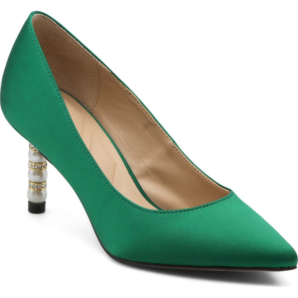 Charles David Sienna Pointed Toe Pump In Emerald