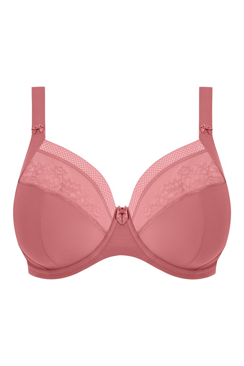 Nerina Underwire Plunge Bra, Alternate, color, DUSTY ROSE