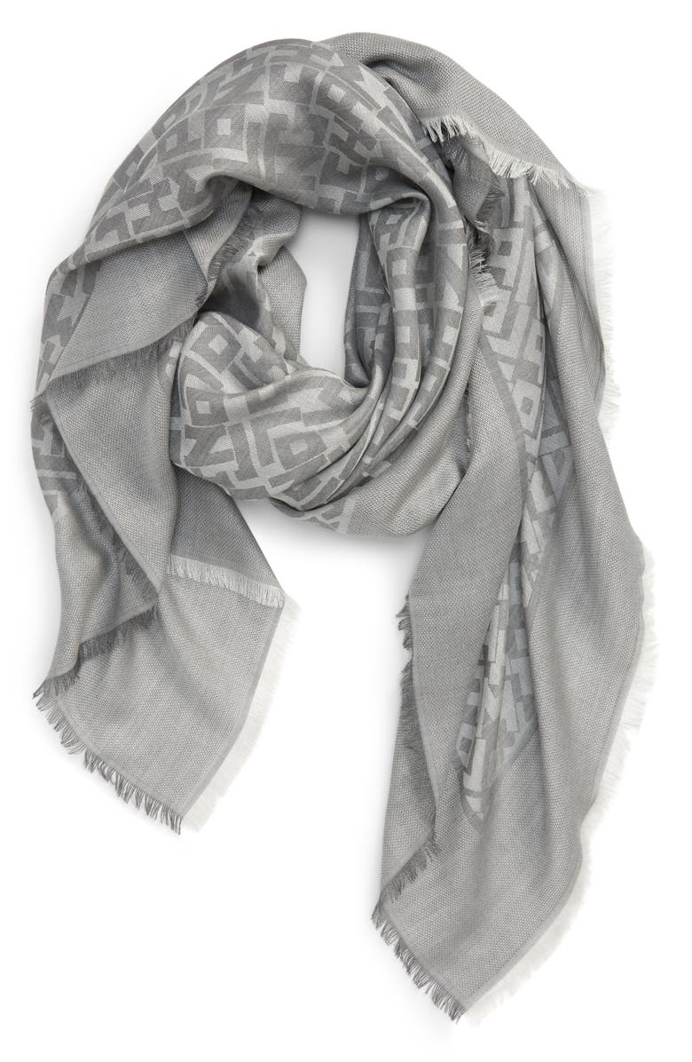 Longchamp Le Pliage LGP Logo Square Scarf, Alternate, color, 