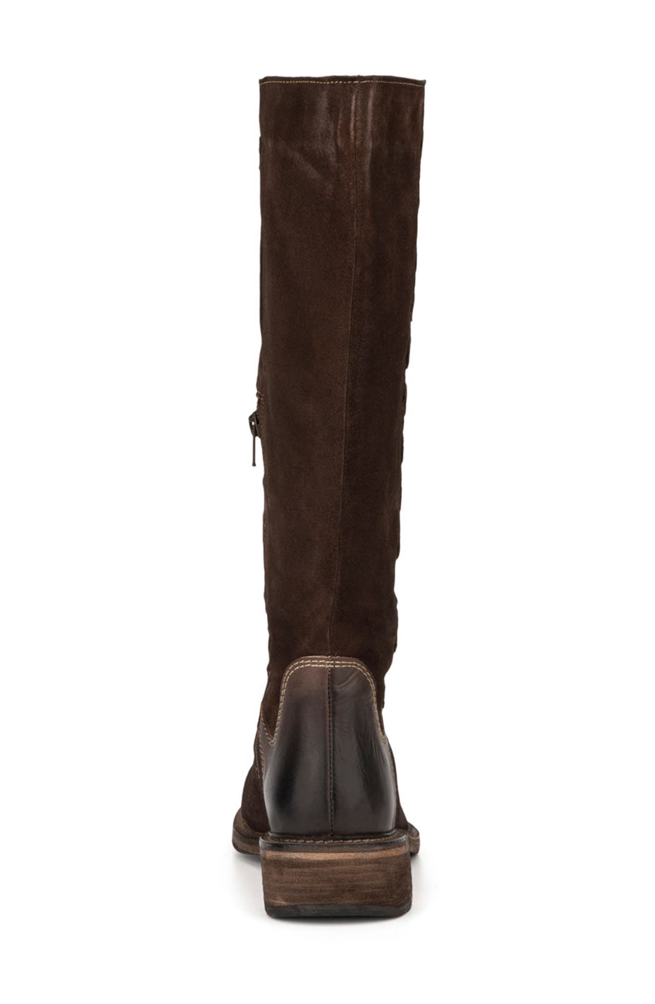 VINTAGE FOUNDRY Evelyn Topstitched Boot, Alternate, color, Brown