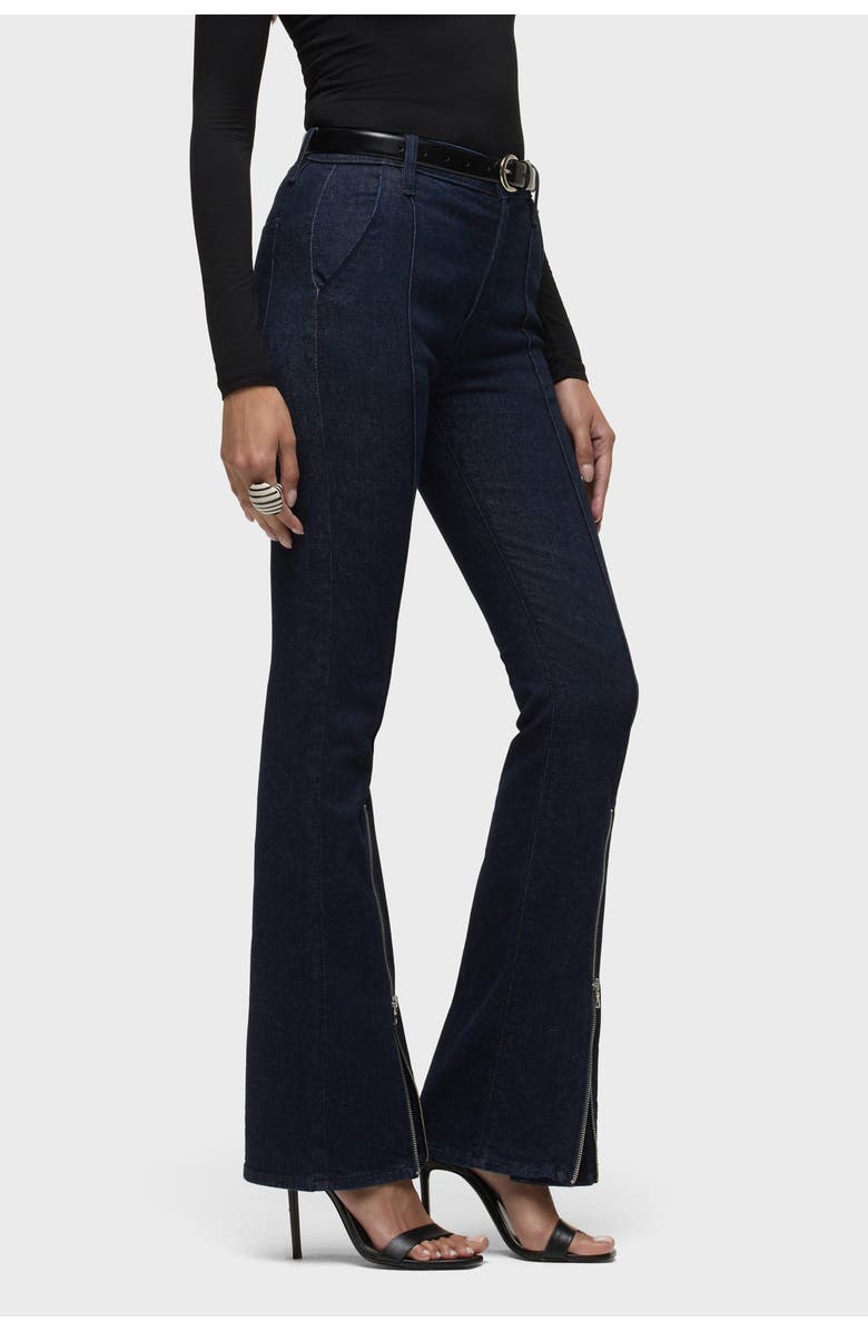 Hudson Jeans Barbara High-Rise Bootcut W/ Zippers, Alternate, color, Pot Of Gold