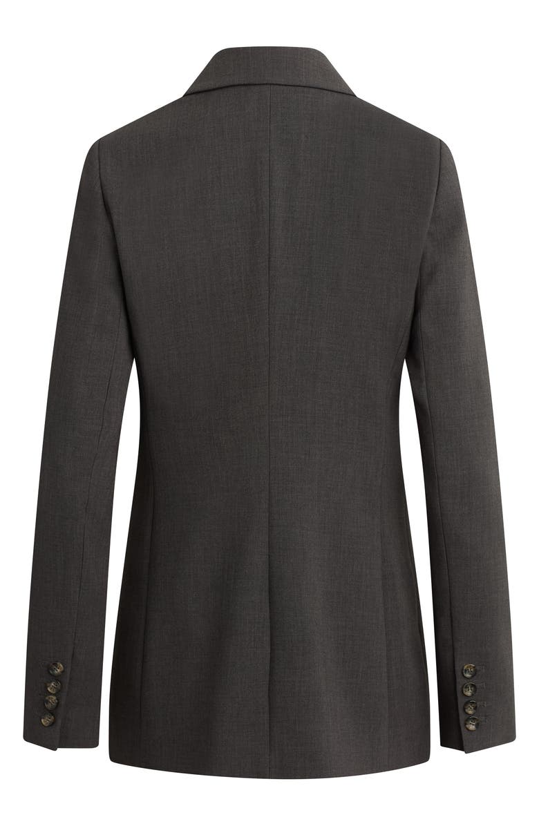 Favorite Daughter The Phoebe Double Breasted Blazer, Alternate, color, Grey Suiting