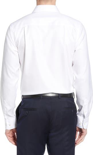Luxury Non-Iron Trim Fit Solid Dress Shirt