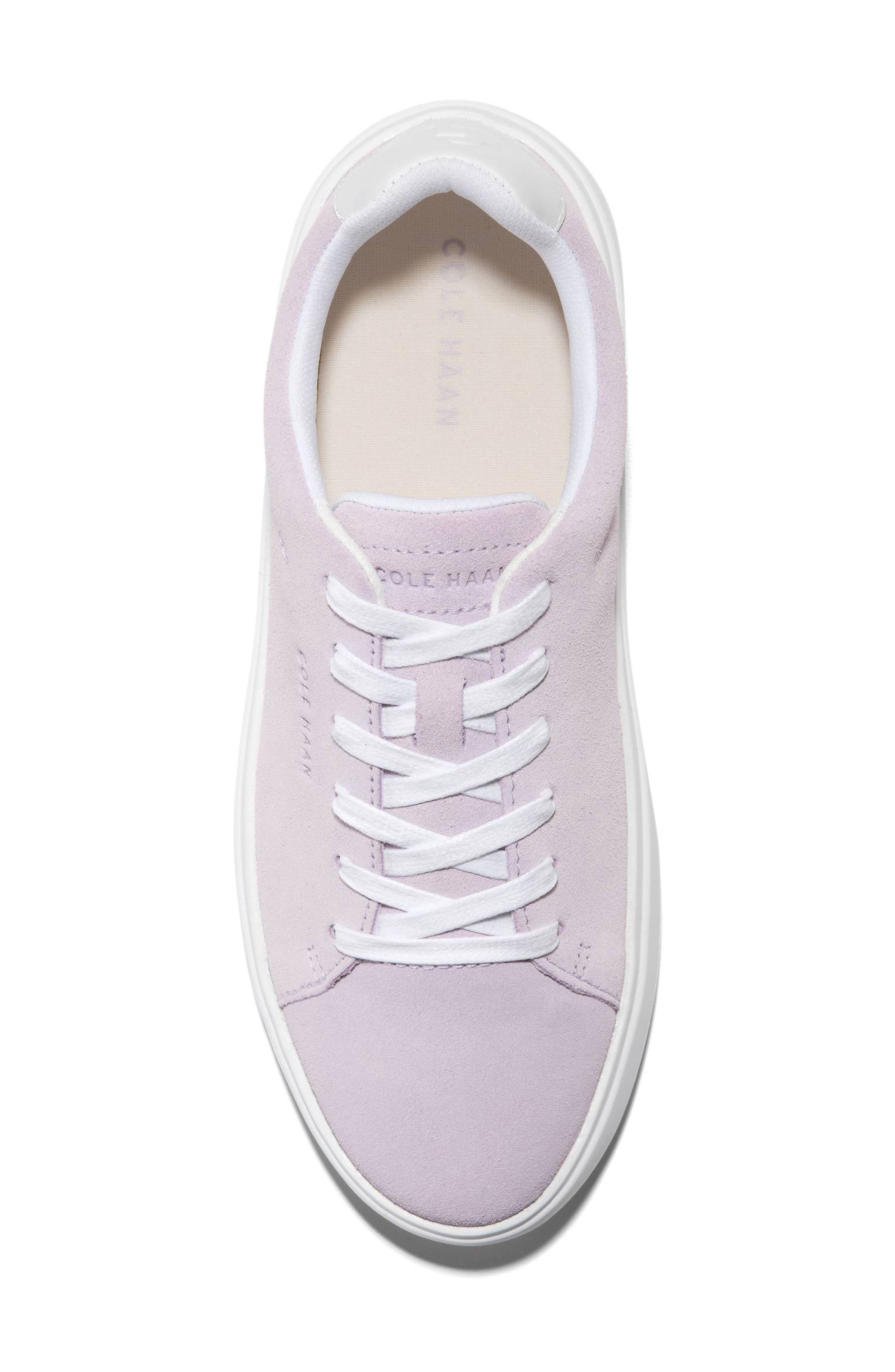 Cole Haan Grand Crosscourt Traveler Sneaker, Alternate, color, Thistle Suede/ White