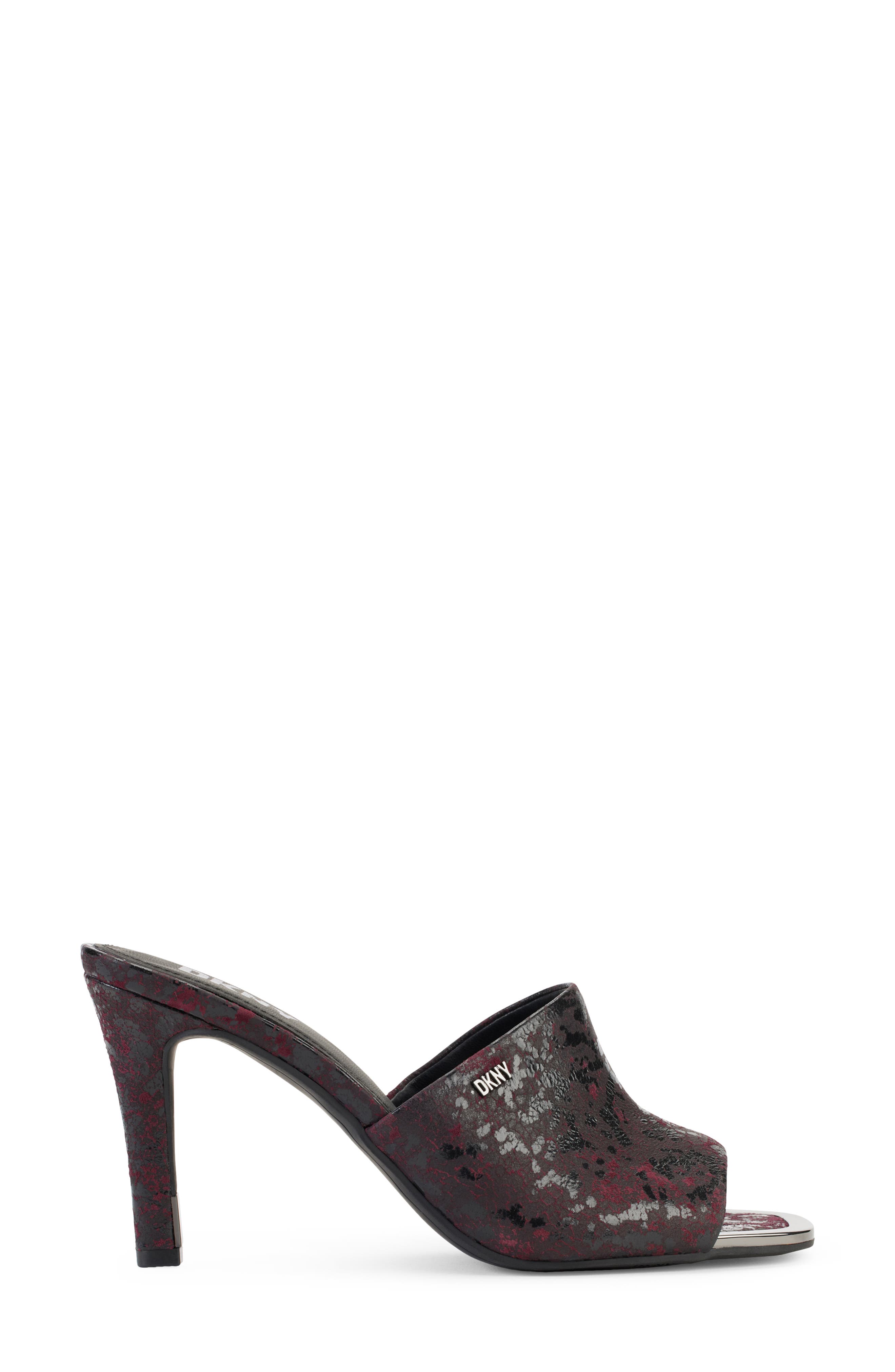 DKNY Bronx Slip-On Mule Sandal, Alternate, color, Bordeaux