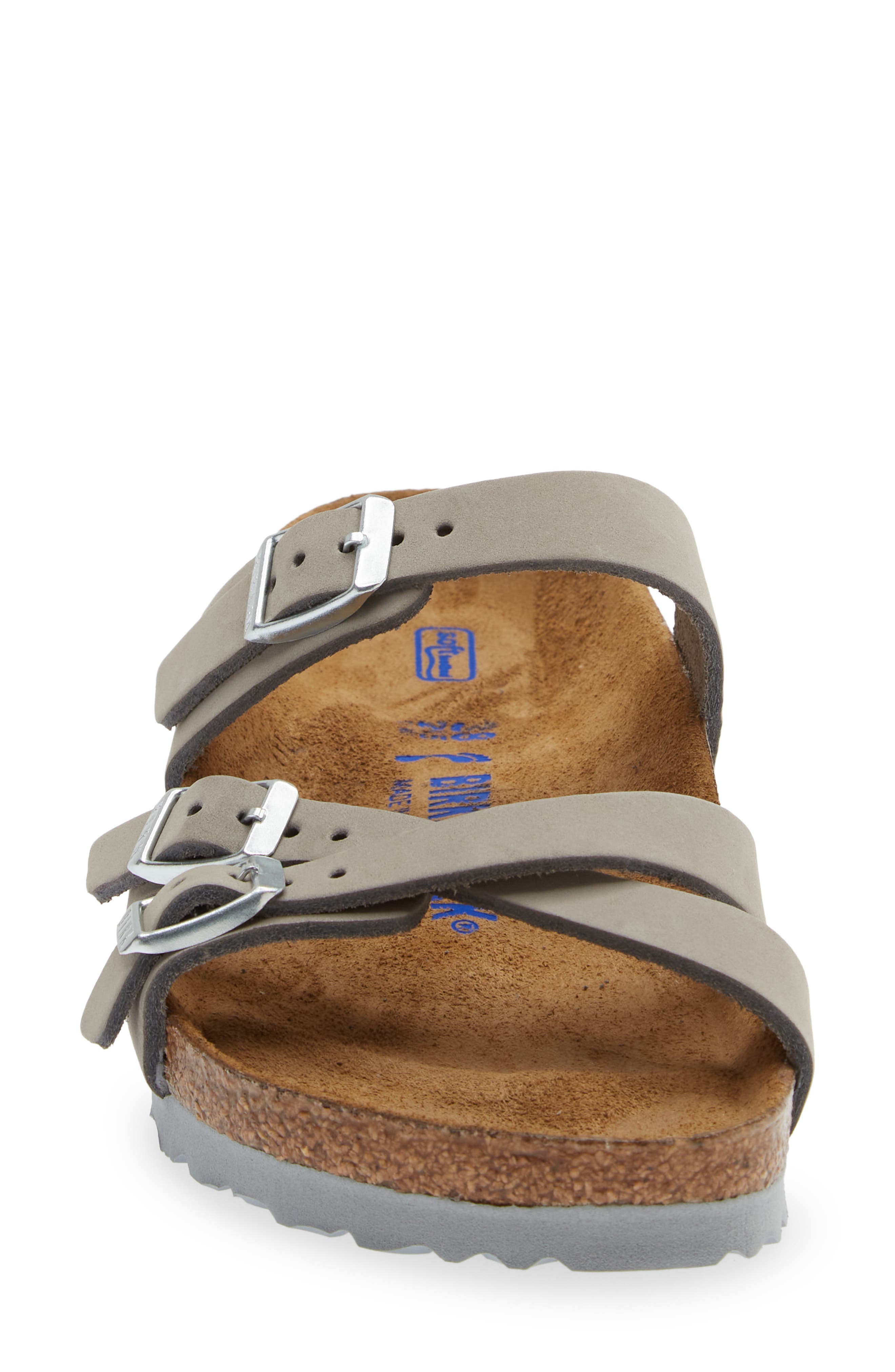 Franca Soft Footbed Slide Sandal, Alternate, color, DOVE GRAY
