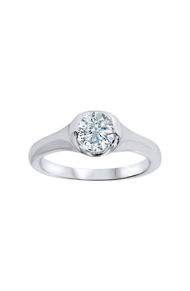 Bliss Diamond 3/4ct Bezel Solitaire Lab Grown Diamond Engagement Ring 14K Gold, Main, color, 
